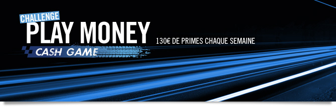 PlayMoney CashGame Challenges Winamax Projet bandeau page